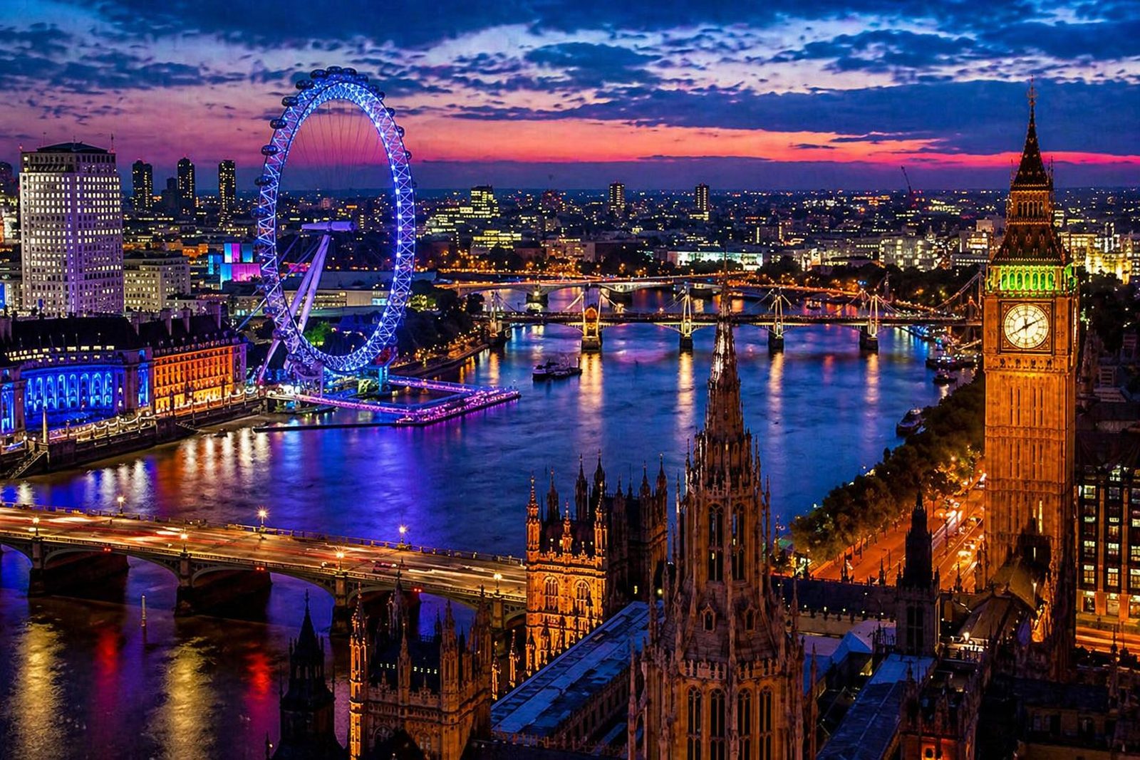 London with Europe — 10 Countries